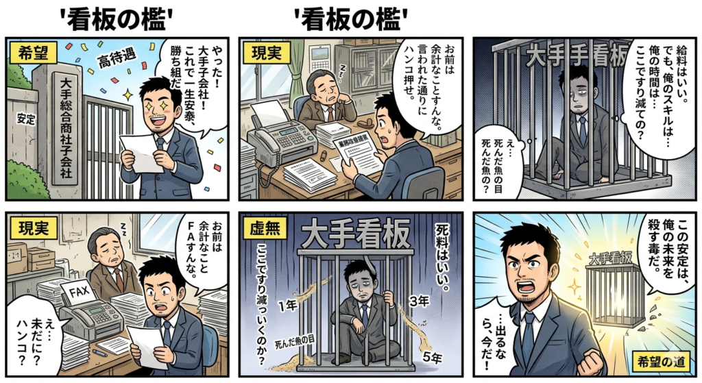 大手企業に入るも月100時間の残業で身も心もボロボロになった画像
