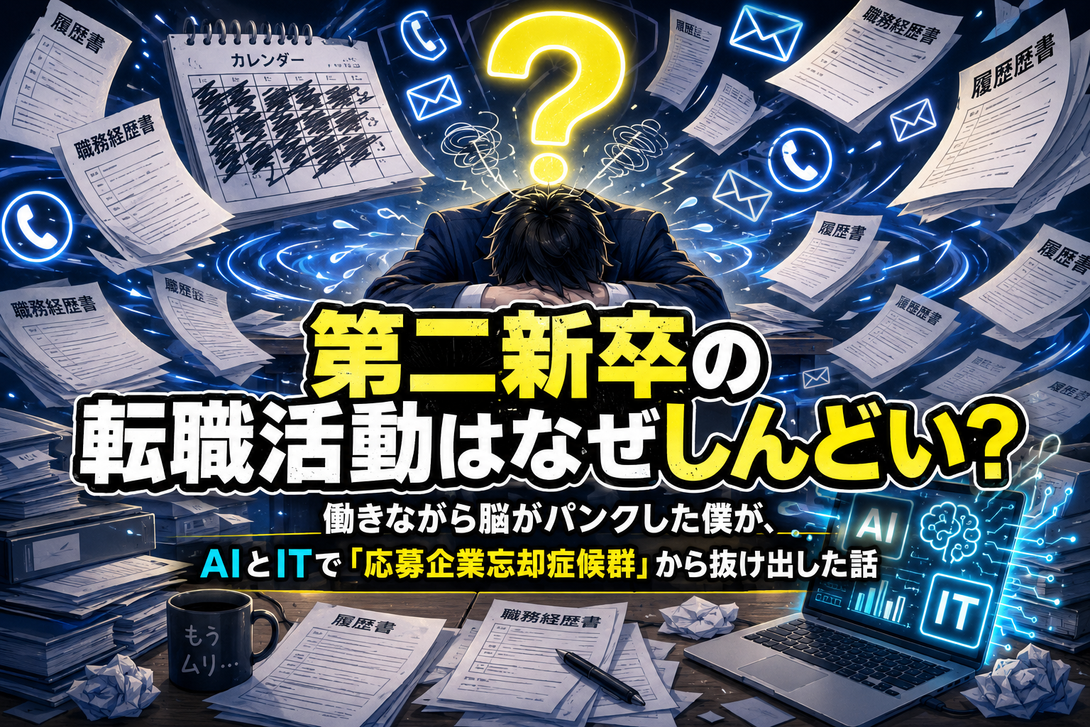 第二新卒の転職活動はなぜしんどいかの画像