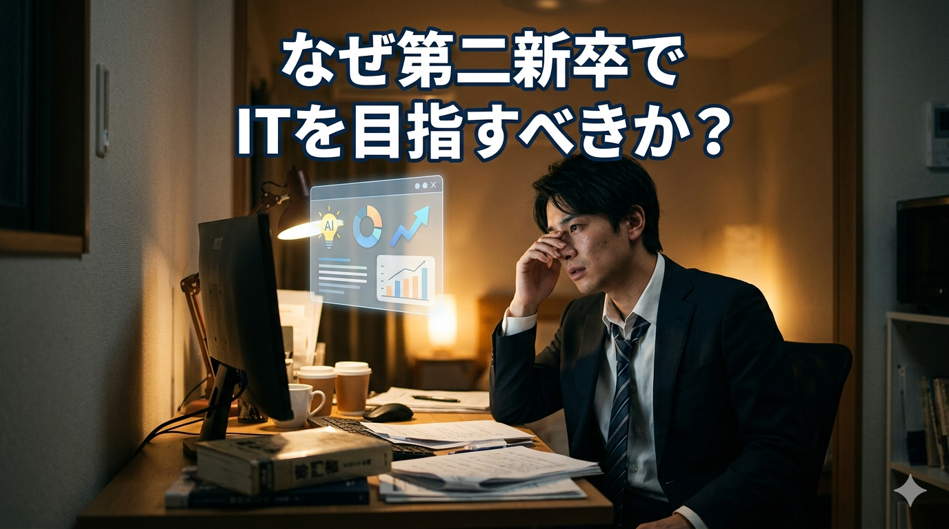 なぜ第二新卒でITを目指す画像