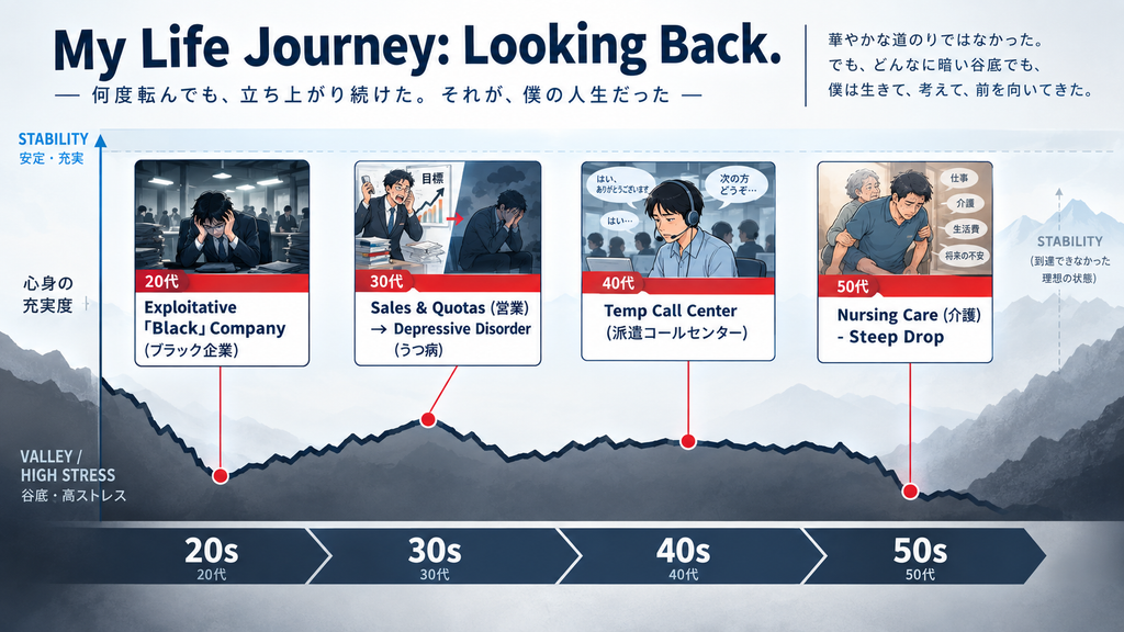 0代〜50代:苦難と葛藤が続いた「人生の谷底」の軌跡